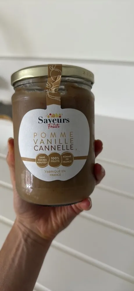 Purée de pomme vanille cannelle