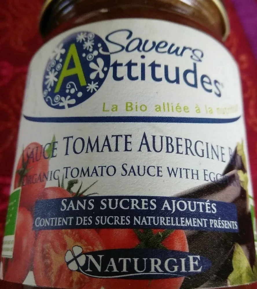 Sauce tomate aubergine Bio