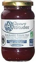 Preparation 100% Fruits Rhubarbe Fraise Bio