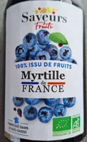 100% issu de fruits myrtille