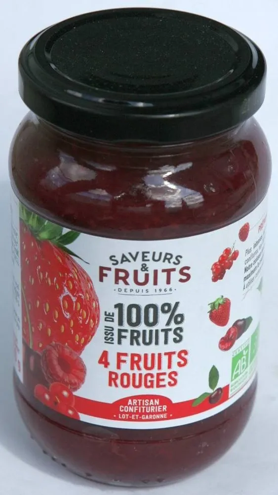 Préparation 4 Fruits Rouges Bio