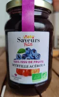 Saveurs fruits myrtille acérola