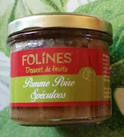Foline Dessert de fruits Pomme Poire Spéculos