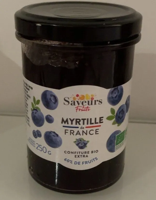 Confiture bio myrtilles
