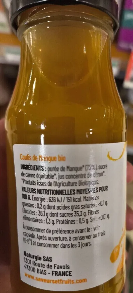 Coulis de mangue