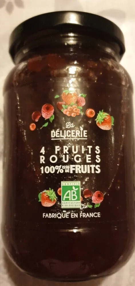 Confiture 4 fruits rouges