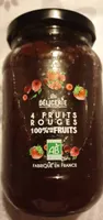 Confiture 4 fruits rouges