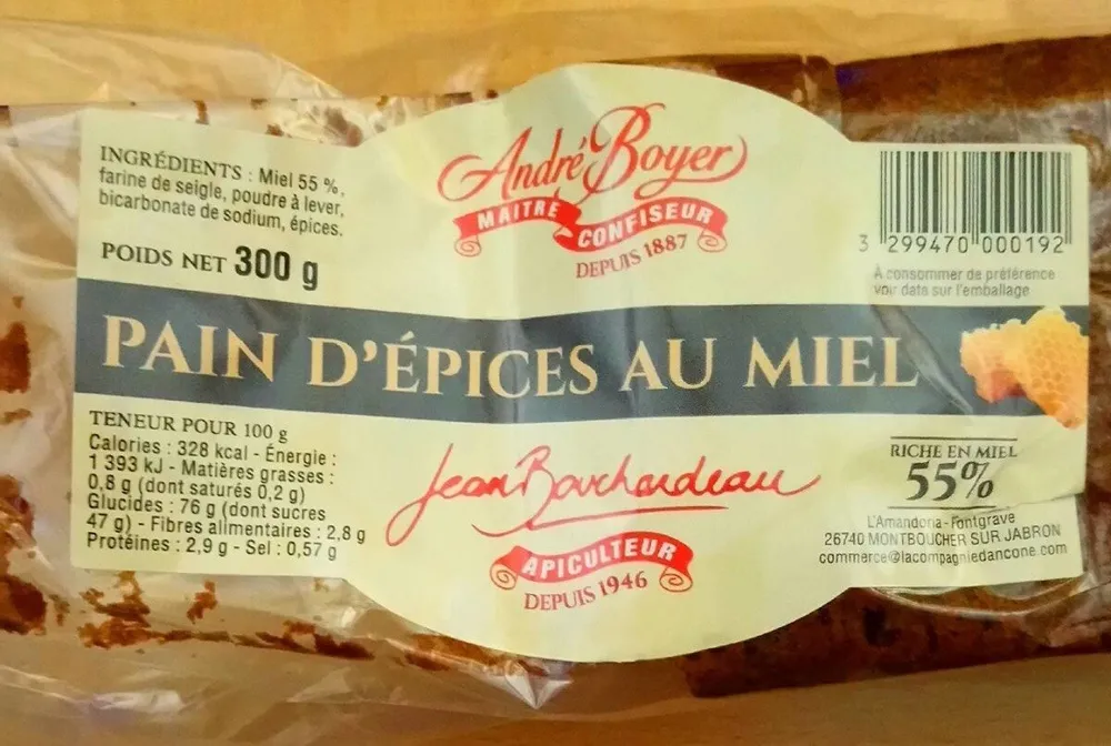 Pain d'épices au miel