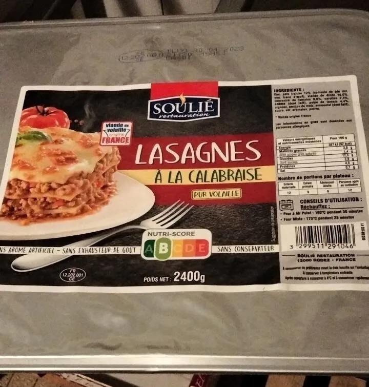 Lasagnes a la calabraise