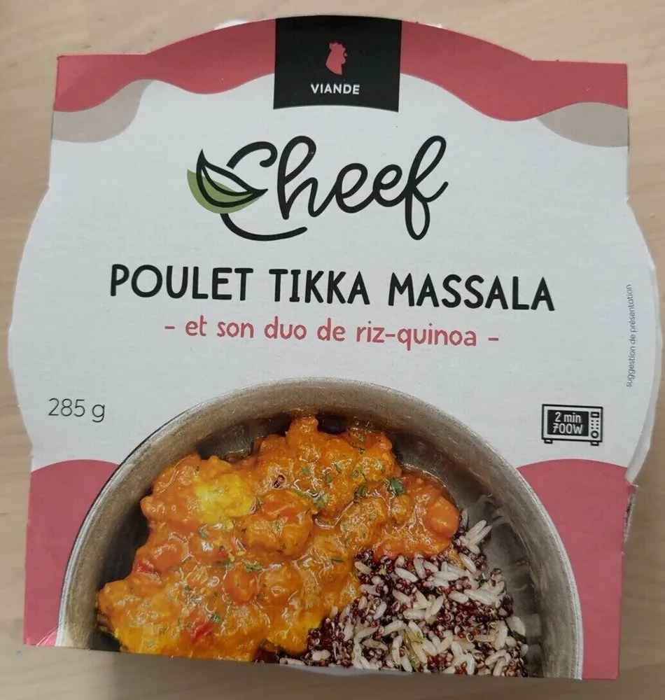 Poulet tikka massala