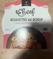 Boulette au boeuf sauce tomzte et tordades