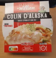 Colin d'Alaska sauce citron et son riz