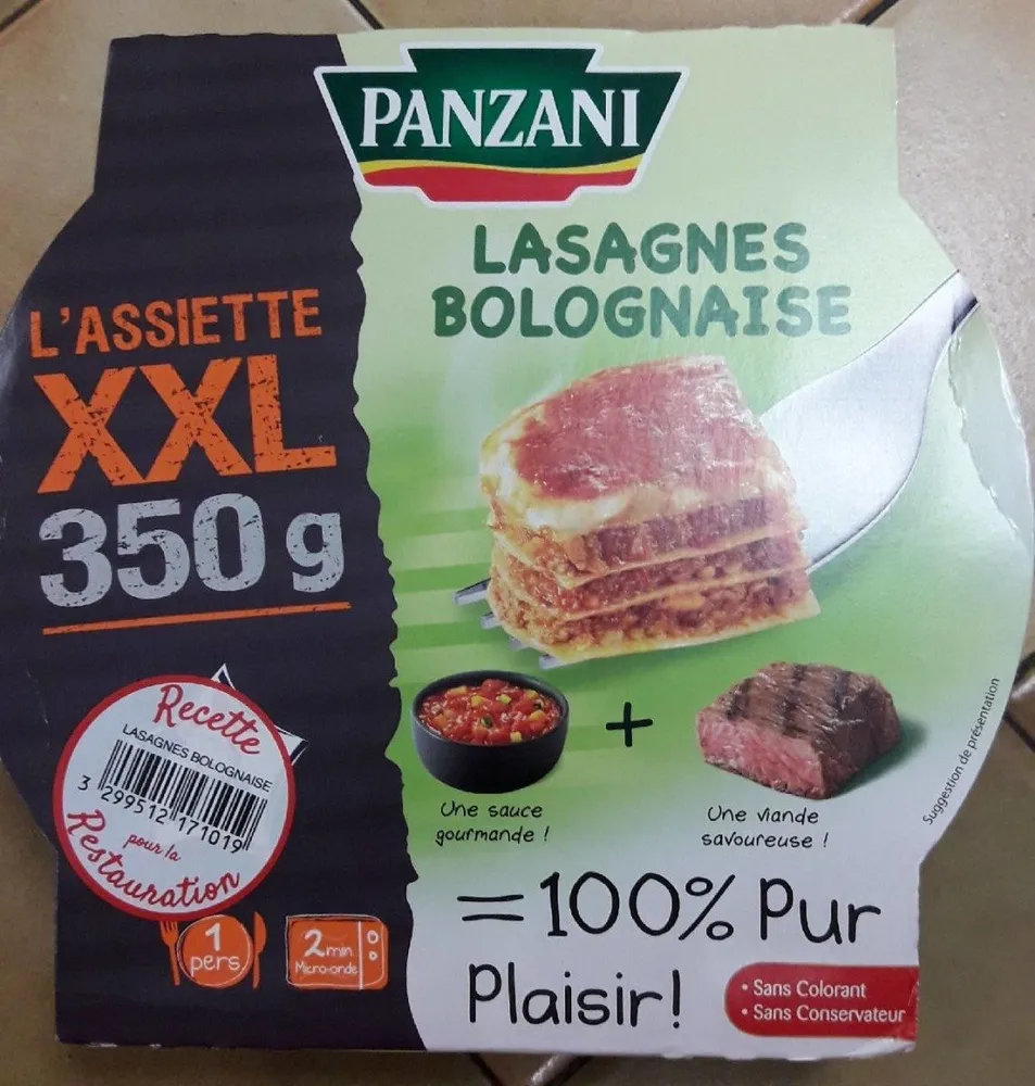 LASAGNES BOLOGNAISE