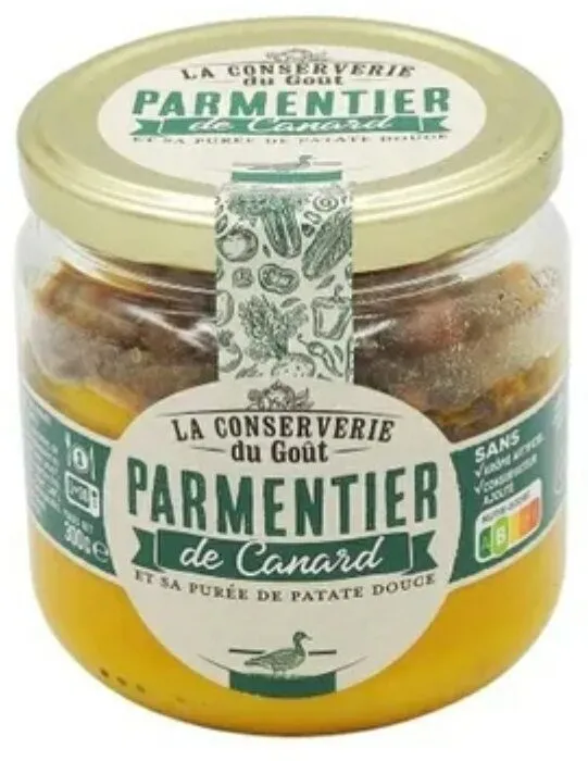 Parmentier de canard et sa purée de patate douce