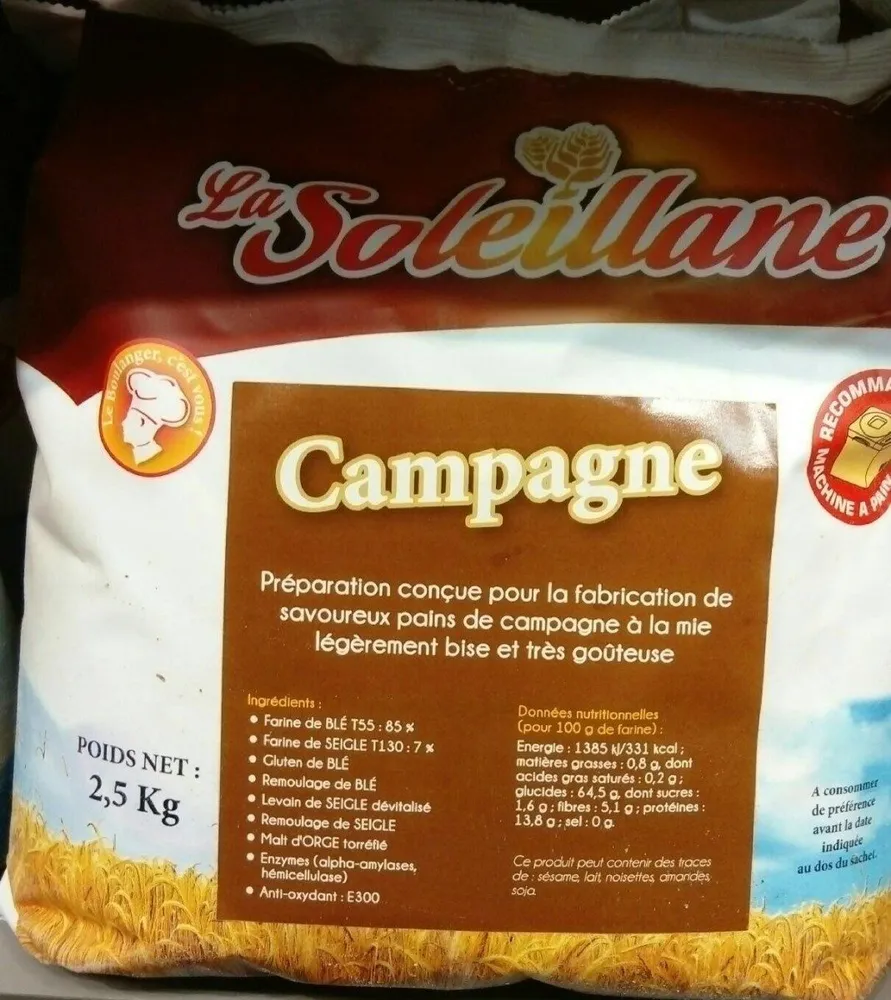 Farine pour pain de campagne SOLEILLANE