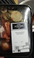 Poulet sauce basquaise et ses courgettes