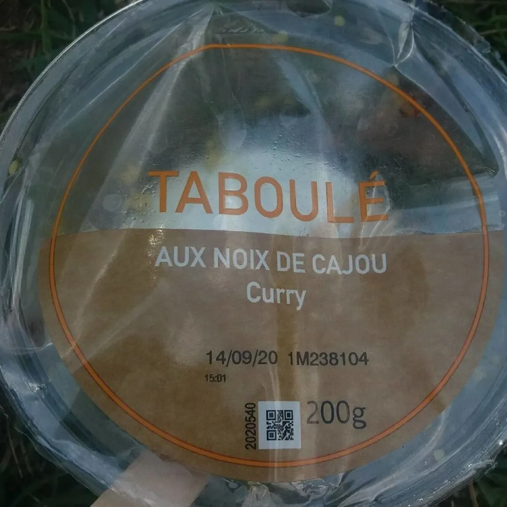 Taboulé noix de cajou et curry