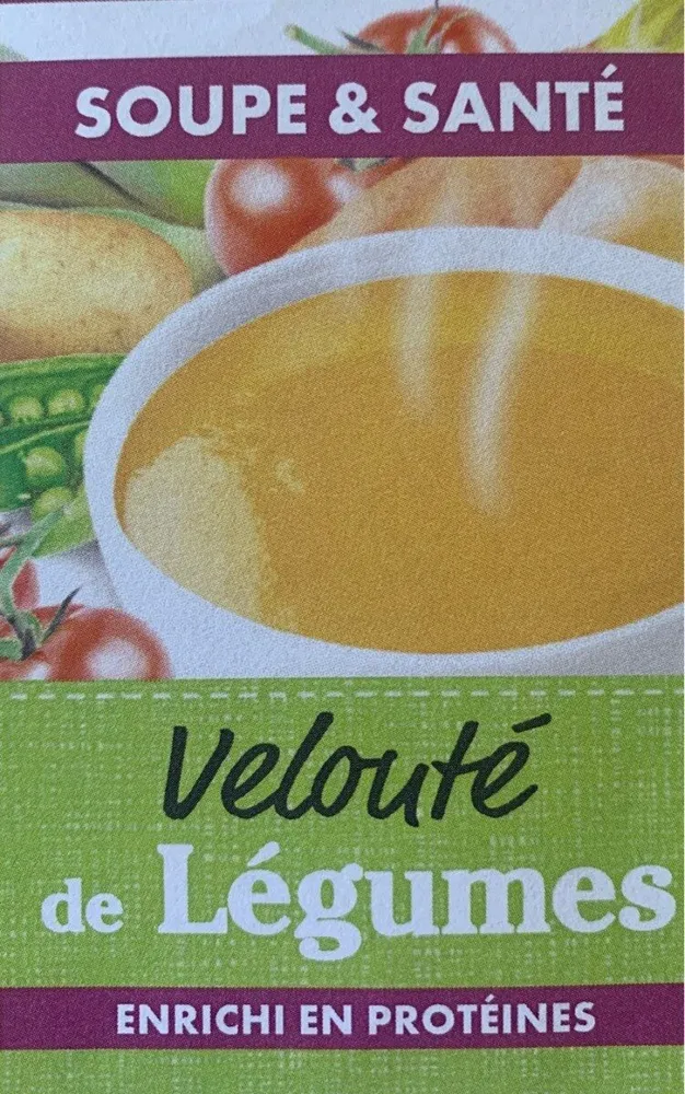Velouté de légumes enrichi en protéines