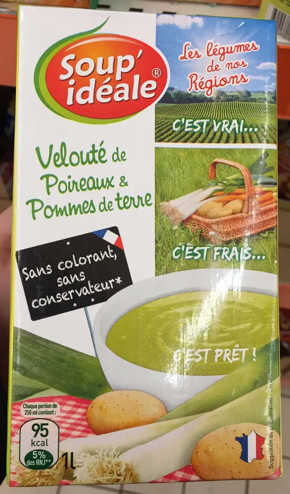 Velouté de poireaux & pommes de terre