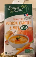 Velouté de potiron carotte et miel
