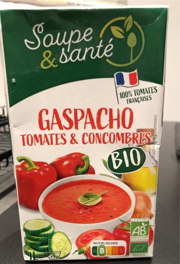 Gaspacho Tomates et Concombres