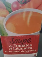 Soupe de tomates & légumes au bouillon de légumes
