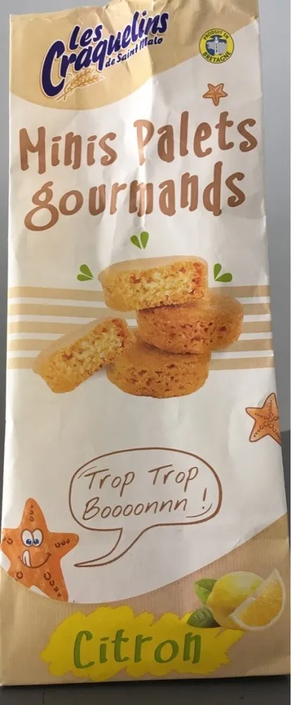 Minis palets gourmands citron