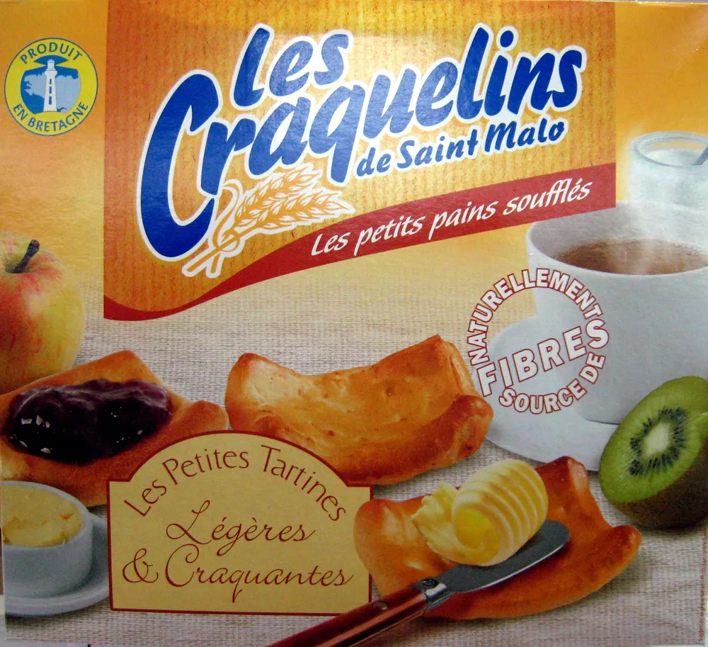 Les Petites Tartines légères et craquantes Les Craquelins de Saint Malo
