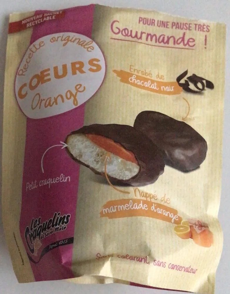 Coeurs orange