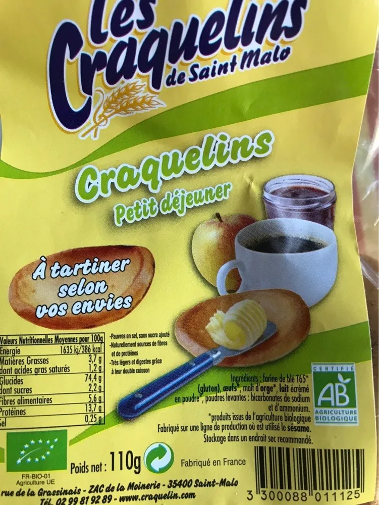 Craquelin Petit Dejeuner