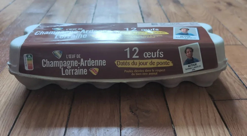L'œuf de Champagne-Ardenne Lorrraine