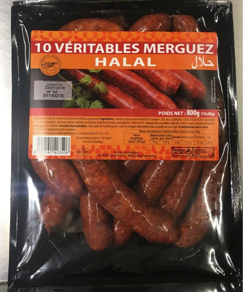 Merguez halal