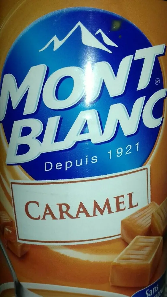 Crème dessert mont blanc