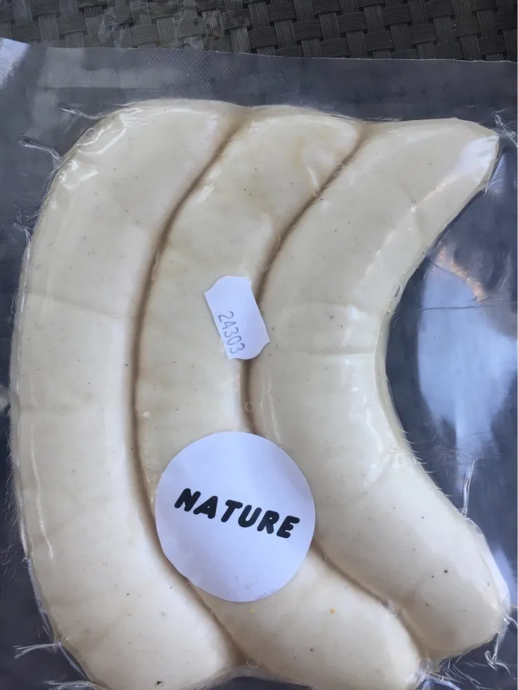 Saucisse blanche nature