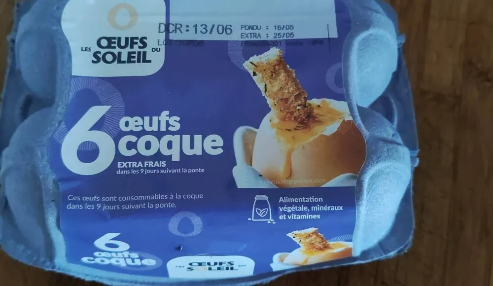 oeufs coque