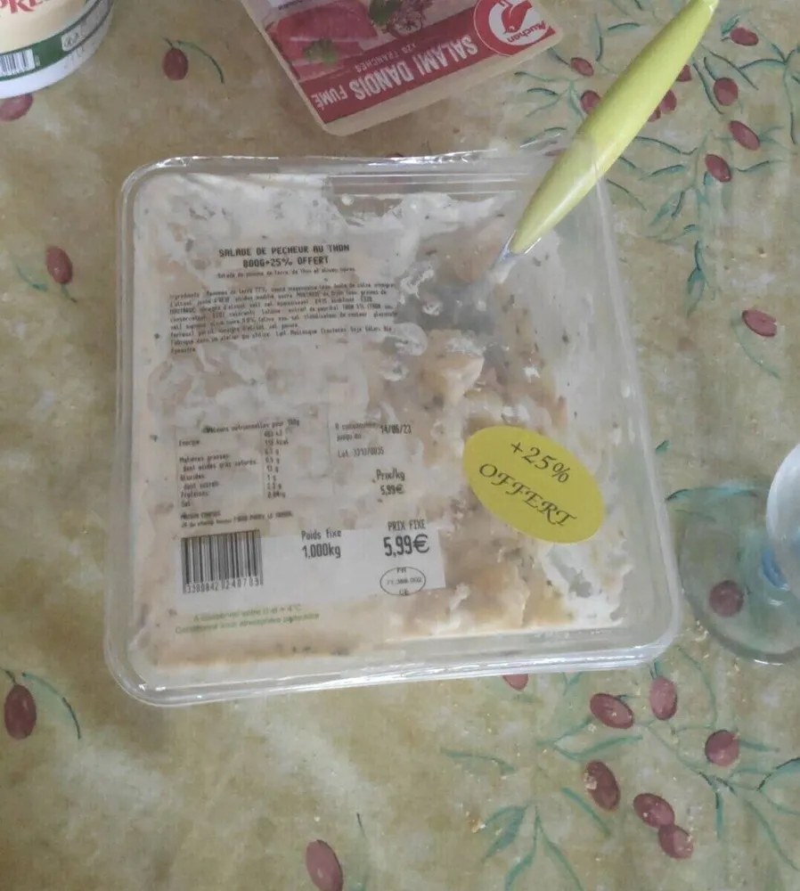 Salade du pêcheur au thon