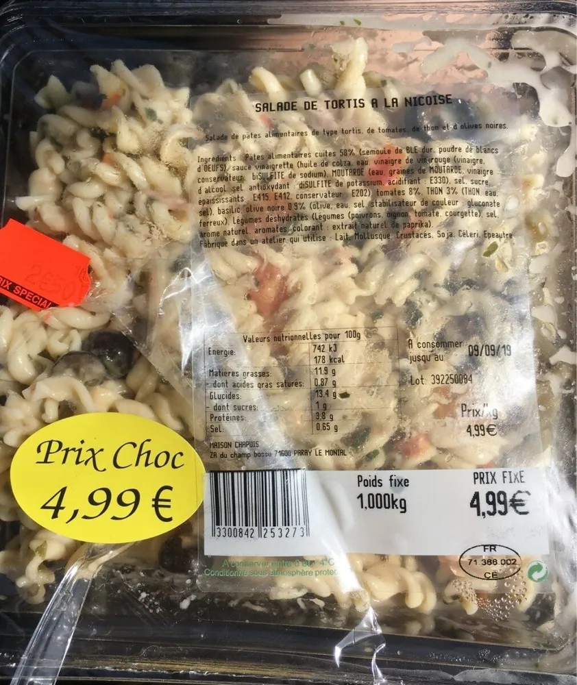 Salade de Tortis a la Nicoise