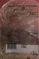 Salade de lentilles aux petits legumes vegan
