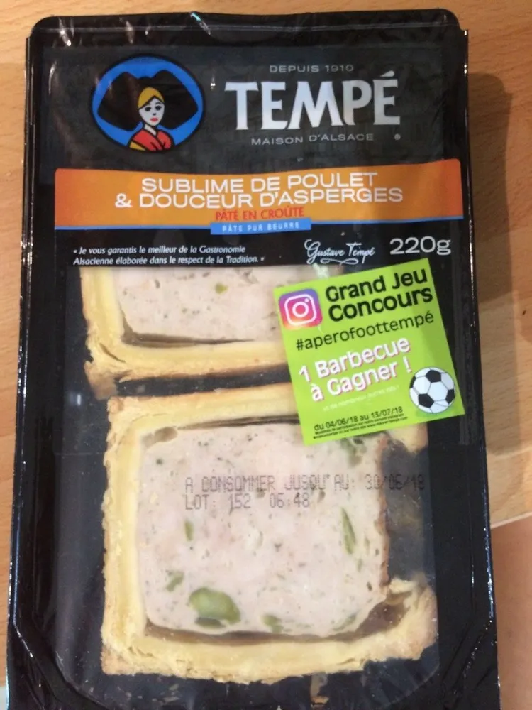 Sublime de poulet & douceur d'asperge