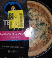 Tarte tradition saumon et epinard