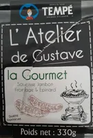 Saucisse gourmet épinard jambon fromage