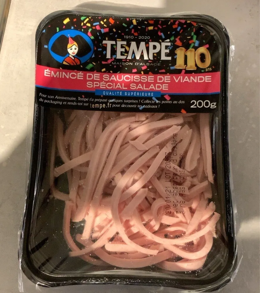 Emincé de Saucisse de viande