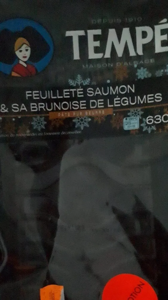 Feuilleté saumon & sa brunoise de légumes