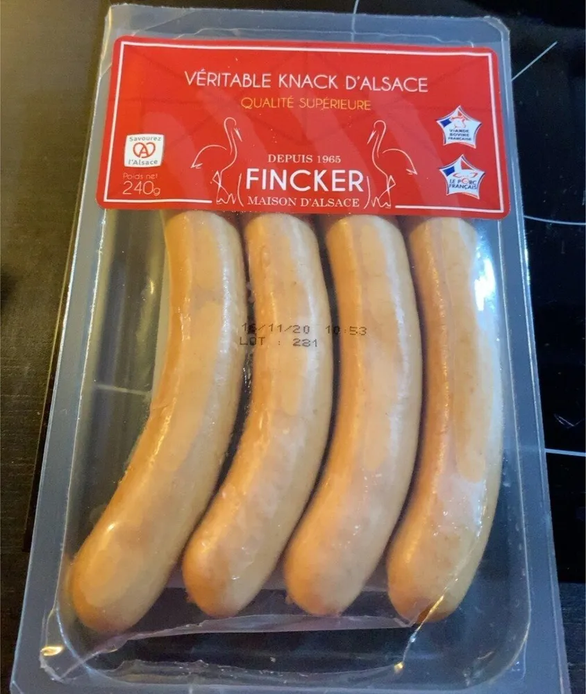 Veritable knack d’alsace