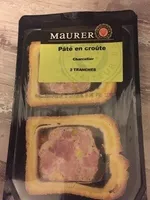 PATE EN CROUTE CHARCUTIER 2 TRANCHES 220G