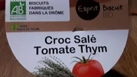 Croc salé tomate thym