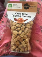Croc salé oignon piment
