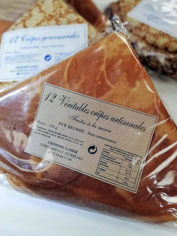 Crêpes artisanales faites à la main