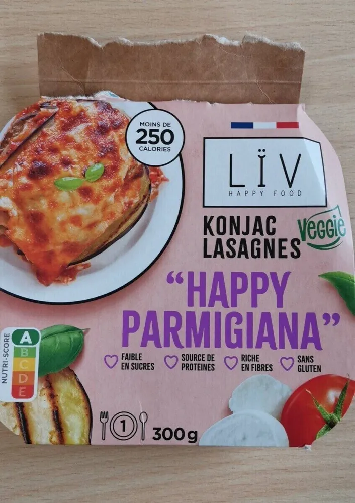 Konjac Lasagnes Veggie