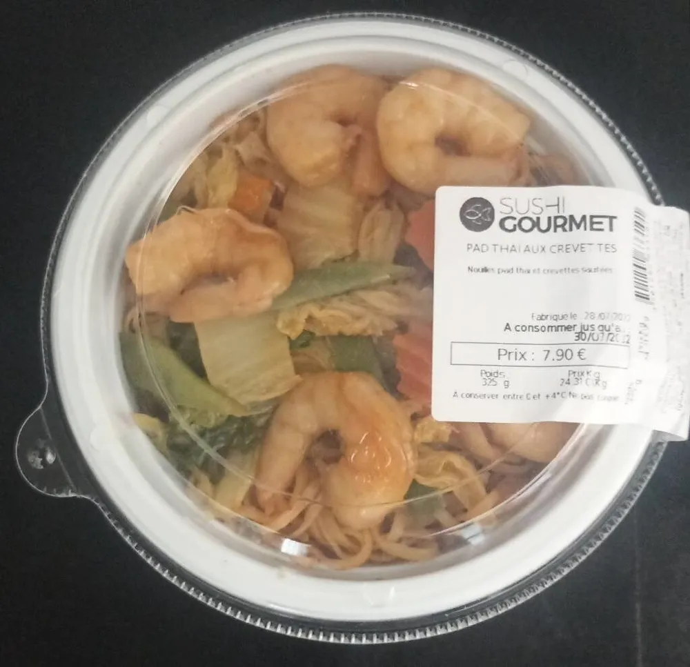 Pad Thaï aux crevettes